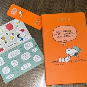 Peanuts X Moleskine Snoopy Orange 2026 Planner